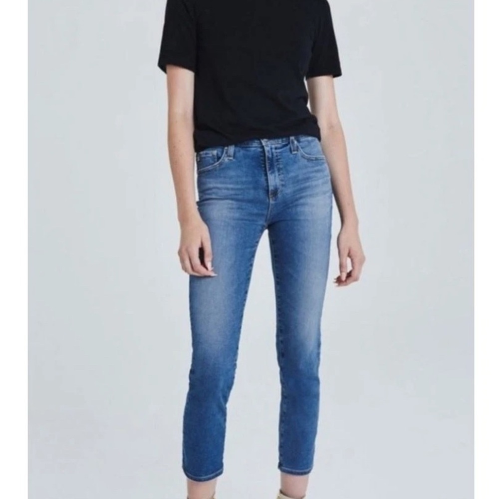 AG The Isabelle high rise crop jeans
